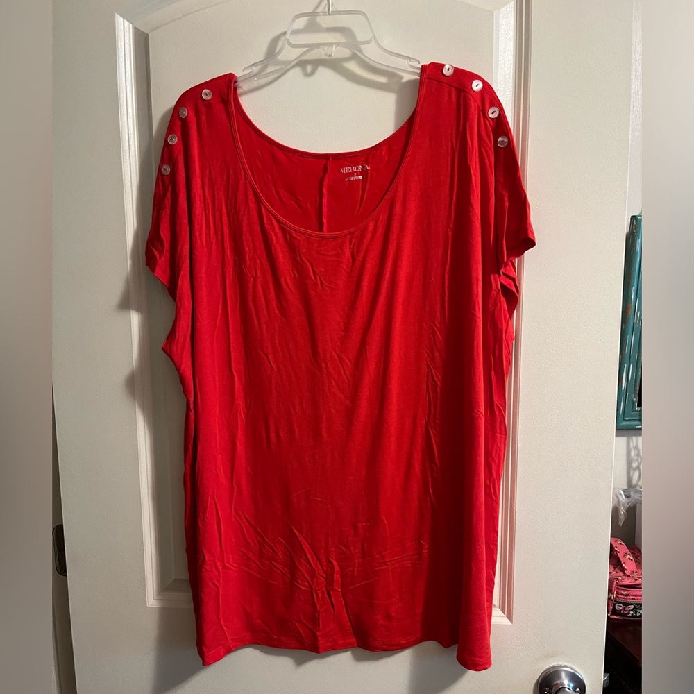EUC Red blouse